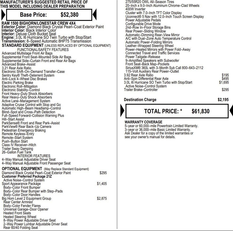 New 2026 RAM 1500 Big Horn image 2