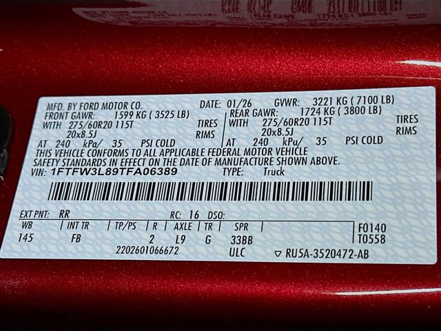 New 2026 Ford F150 XLT w/ Equipment Group 302A MID image 17