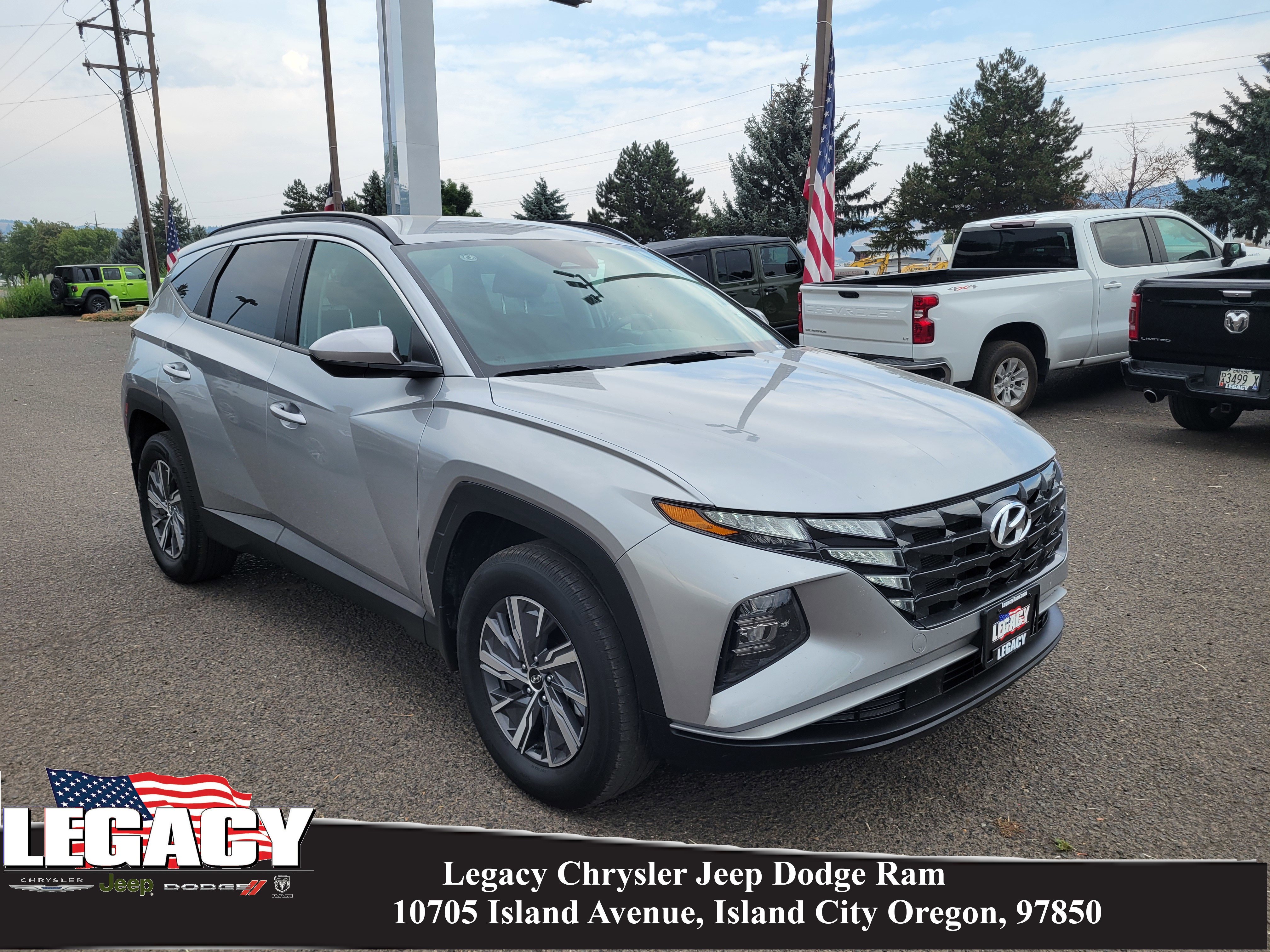 Used 2024 Hyundai Tucson Blue image 1