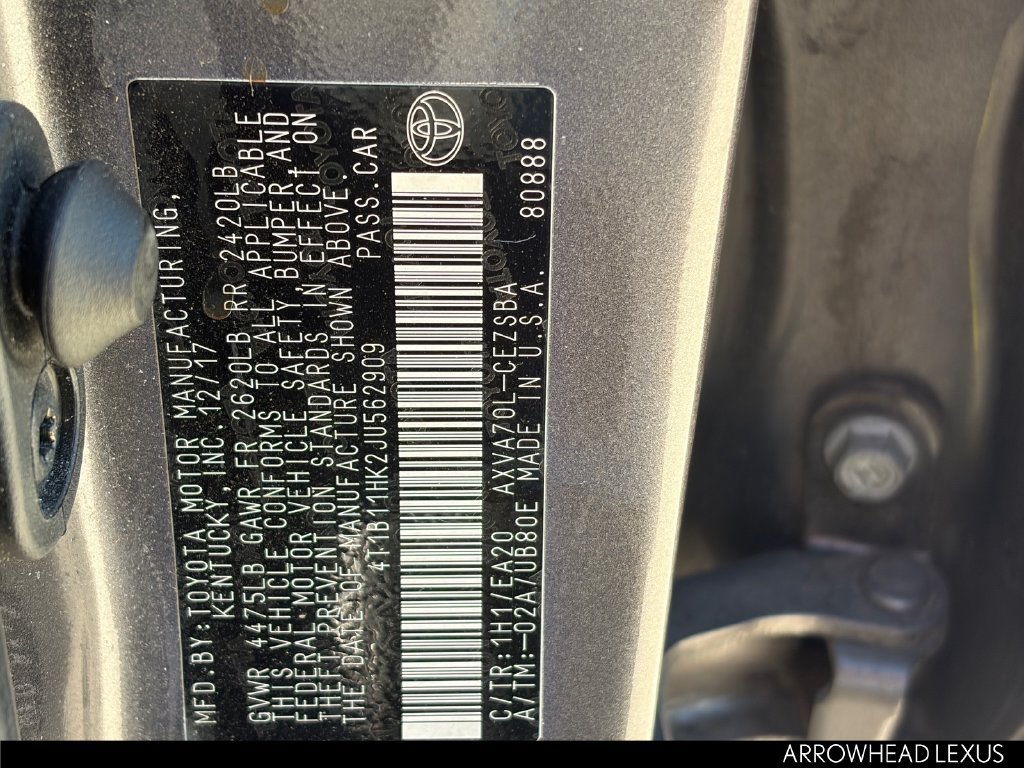 Used 2018 Toyota Camry SE FWD image 28