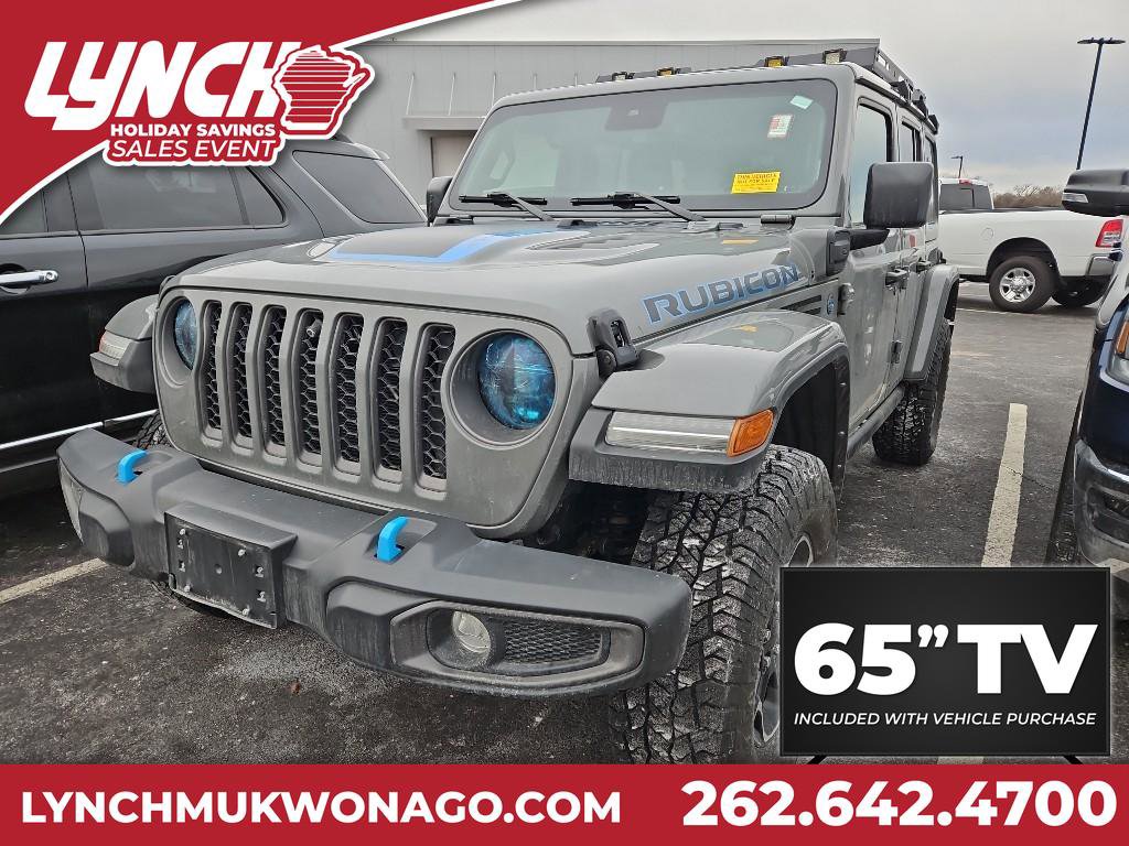 Used 2021 Jeep Wrangler Unlimited Rubicon 4xe w/ Cold Weather Group image 1
