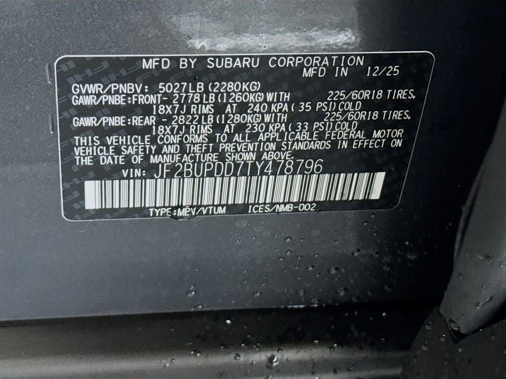 New 2026 Subaru Outback Limited AWD/4WD image 32