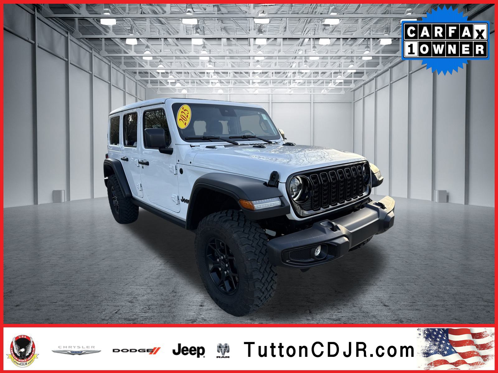 Used 2025 Jeep Wrangler Willys image 1