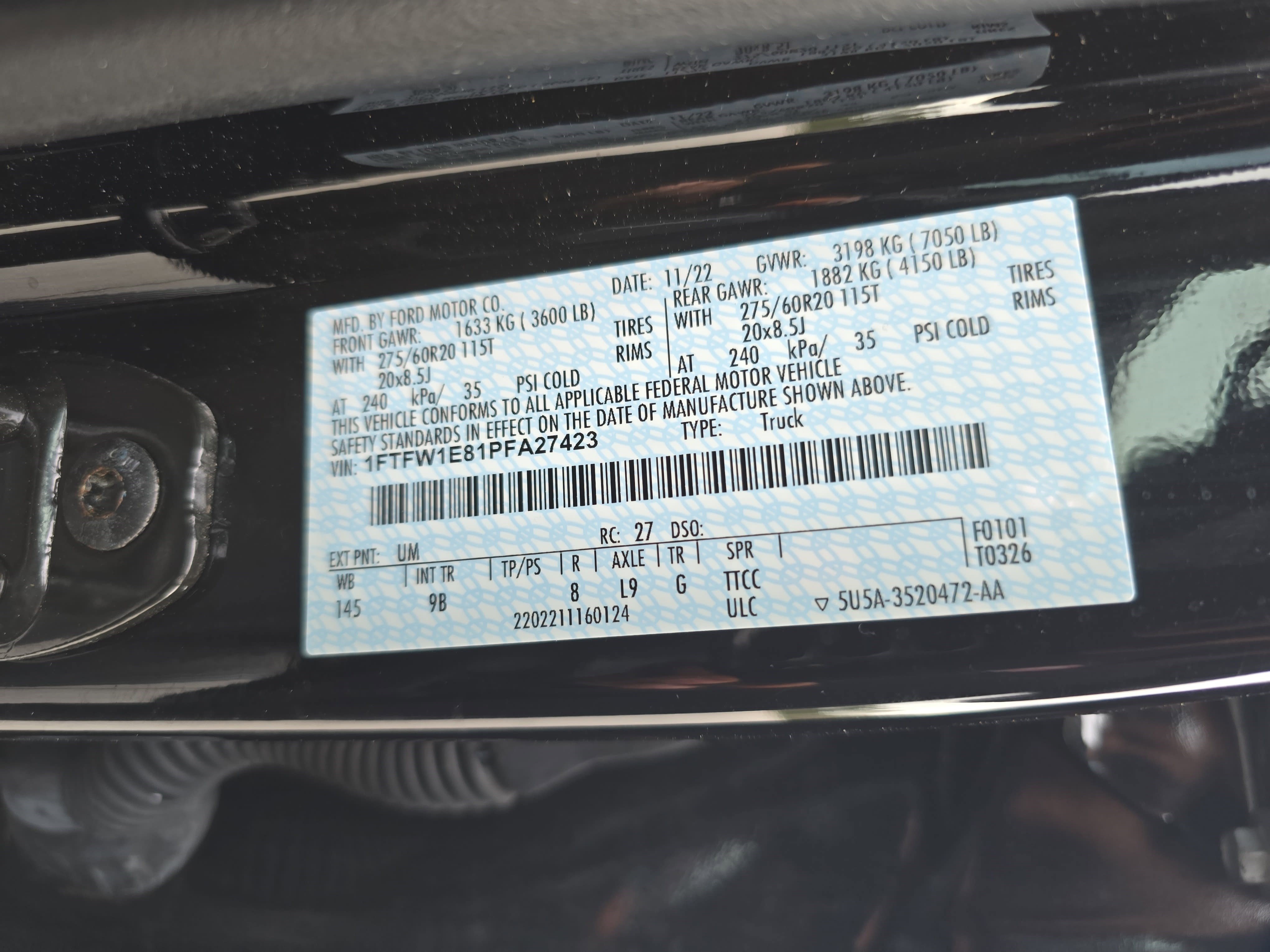 Used 2023 Ford F150 Platinum w/ Equipment Group 701A High image 35