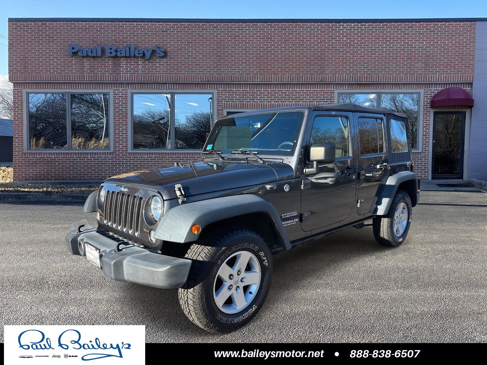 Used 2017 Jeep Wrangler Unlimited Sport w/ Quick Order Package 24S image 1
