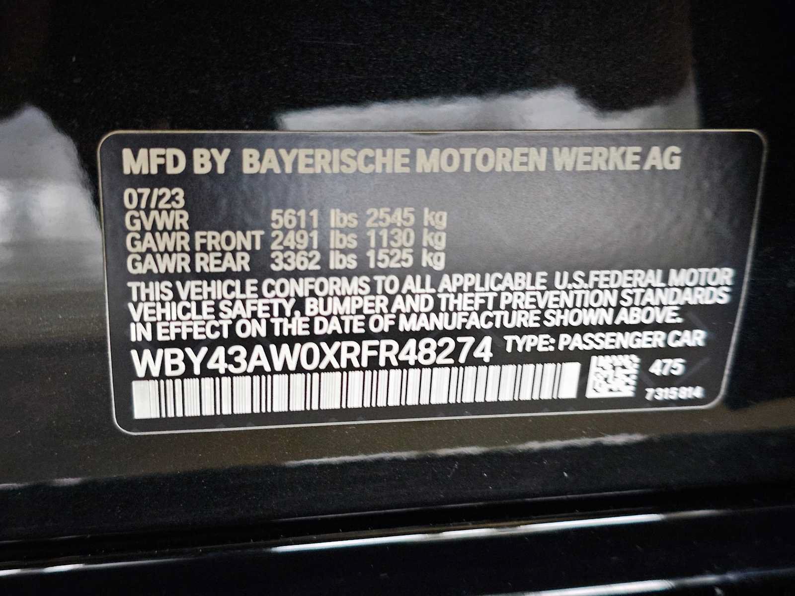 Certified 2024 BMW i4 eDrive35 w/ M Sport Package RWD image 37