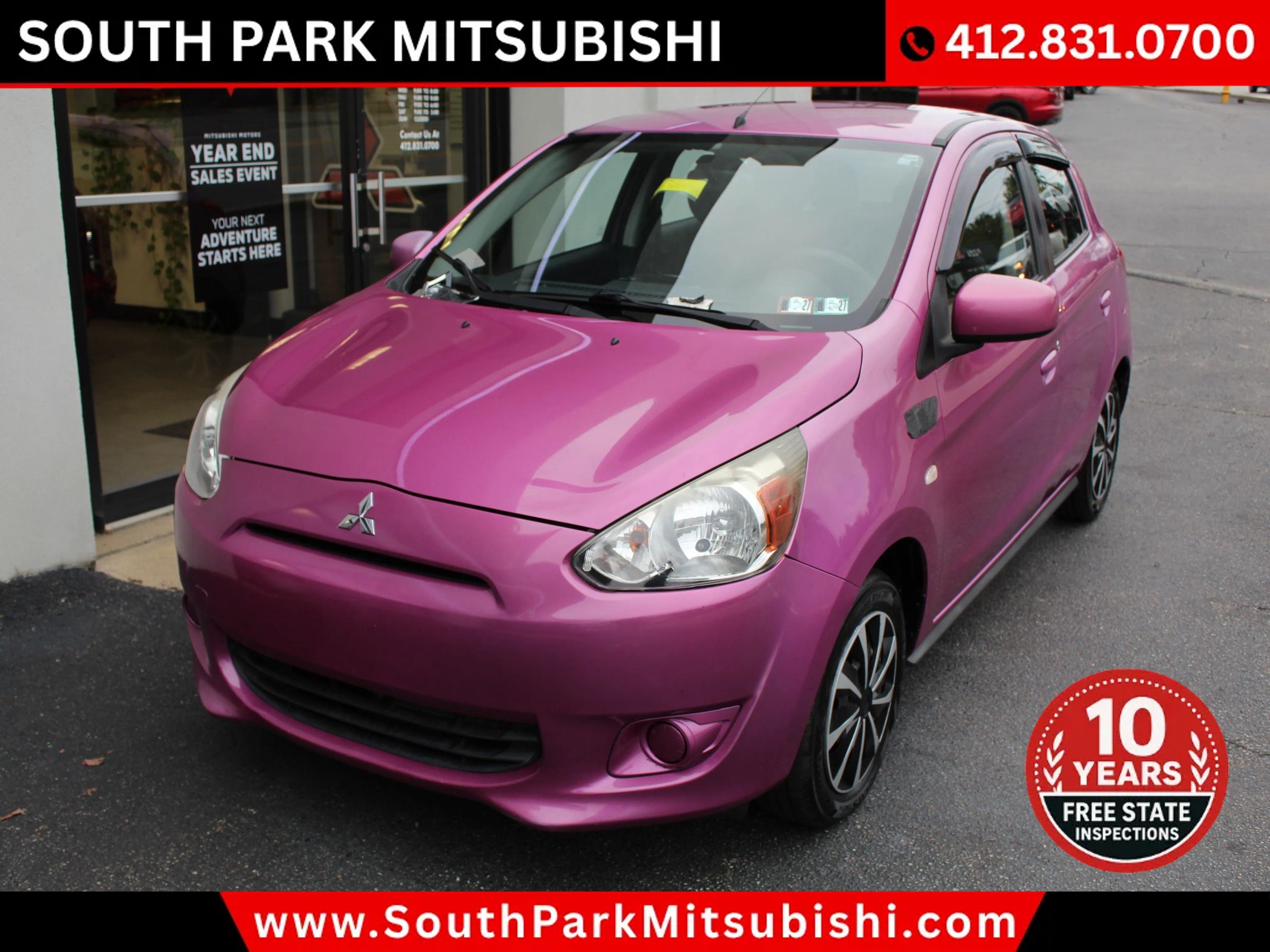 Used 2014 Mitsubishi Mirage DE FWD image 3