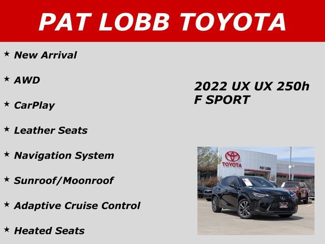 Used 2022 Lexus UX 250h F Sport w/ F Sport Premium Package image 40