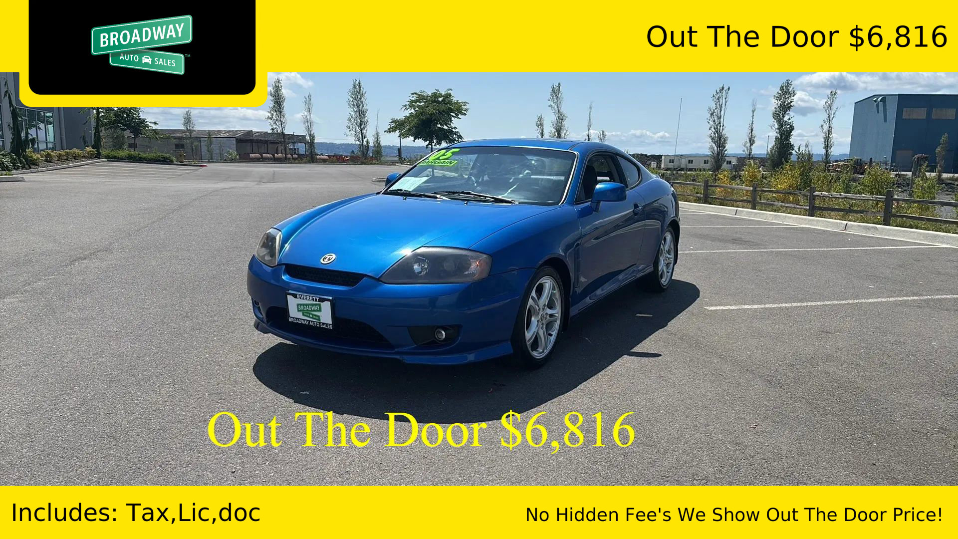 Used 2005 Hyundai Tiburon SE