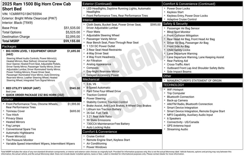 Used 2025 RAM 1500 Big Horn AWD/4WD image 35