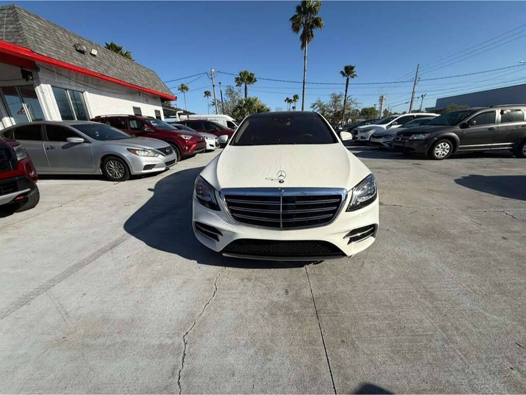 Used 2018 Mercedes-Benz S 450 Sedan w/ AMG Line Exterior image 1