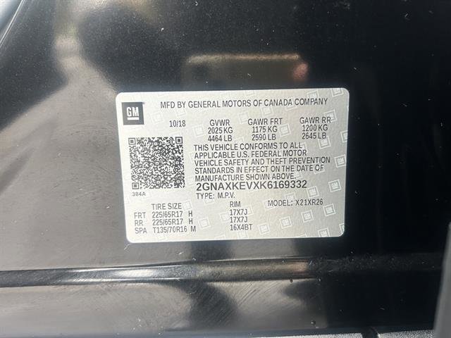 Certified 2019 Chevrolet Equinox LT image 39