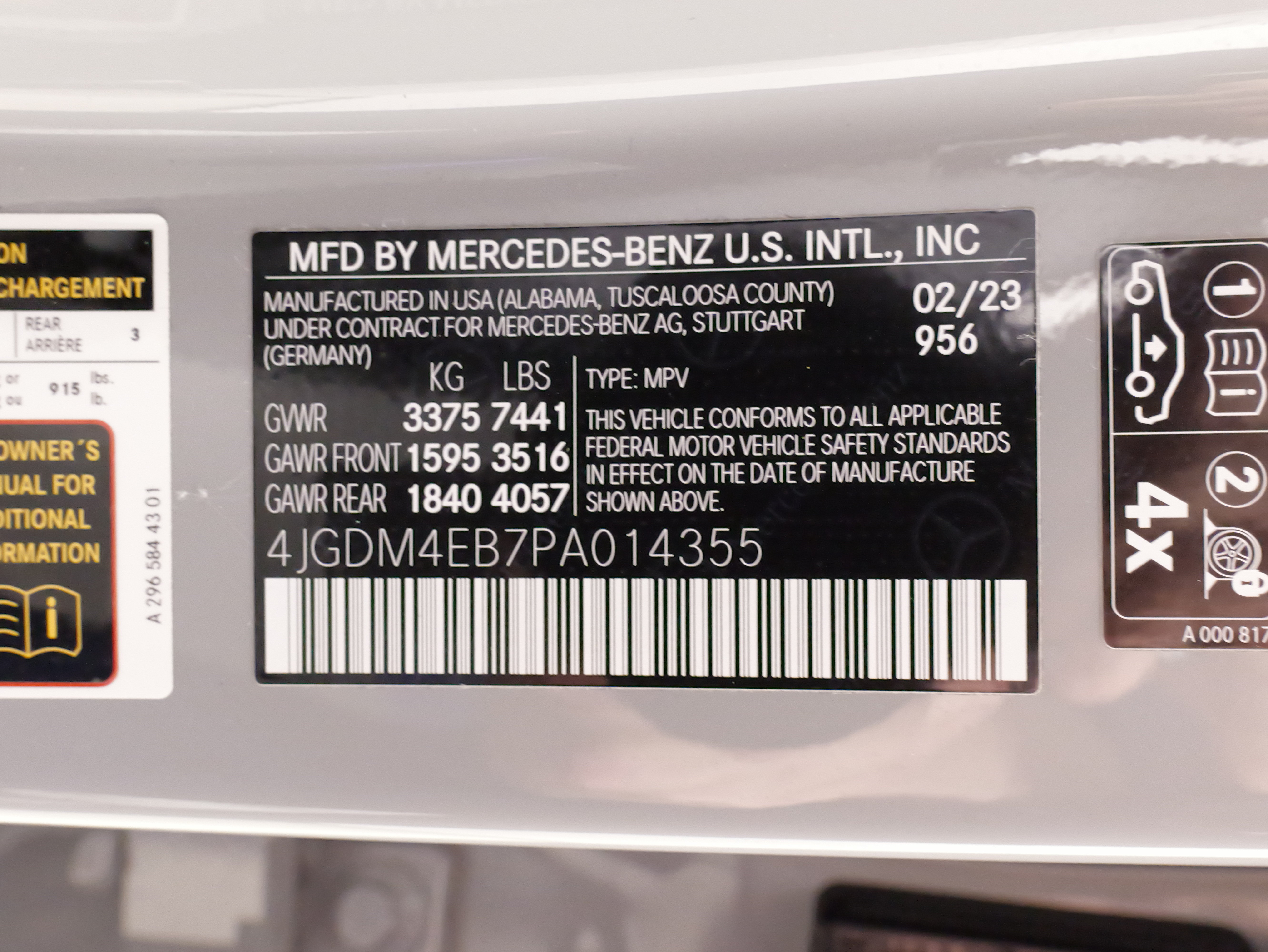 Used 2023 Mercedes-Benz EQS 580 4MATIC SUV image 61