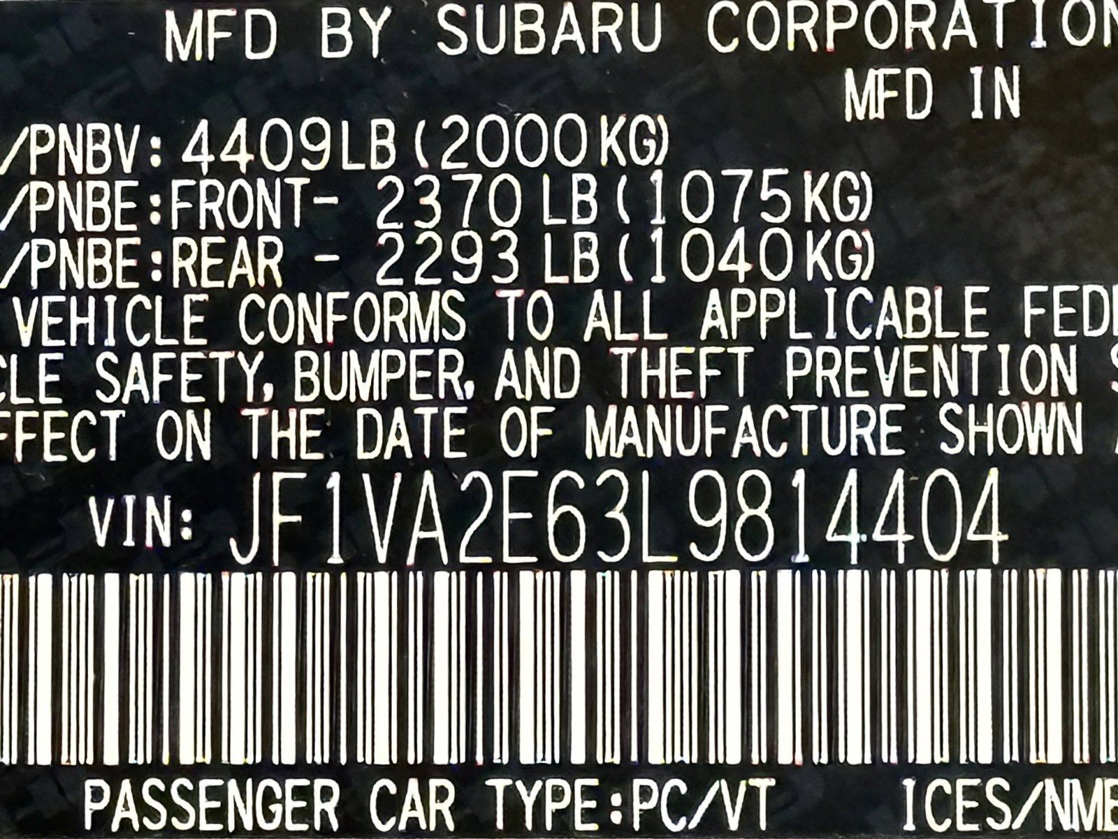 Used 2020 Subaru WRX STI w/ Popular Package #3 (IZT) image 52