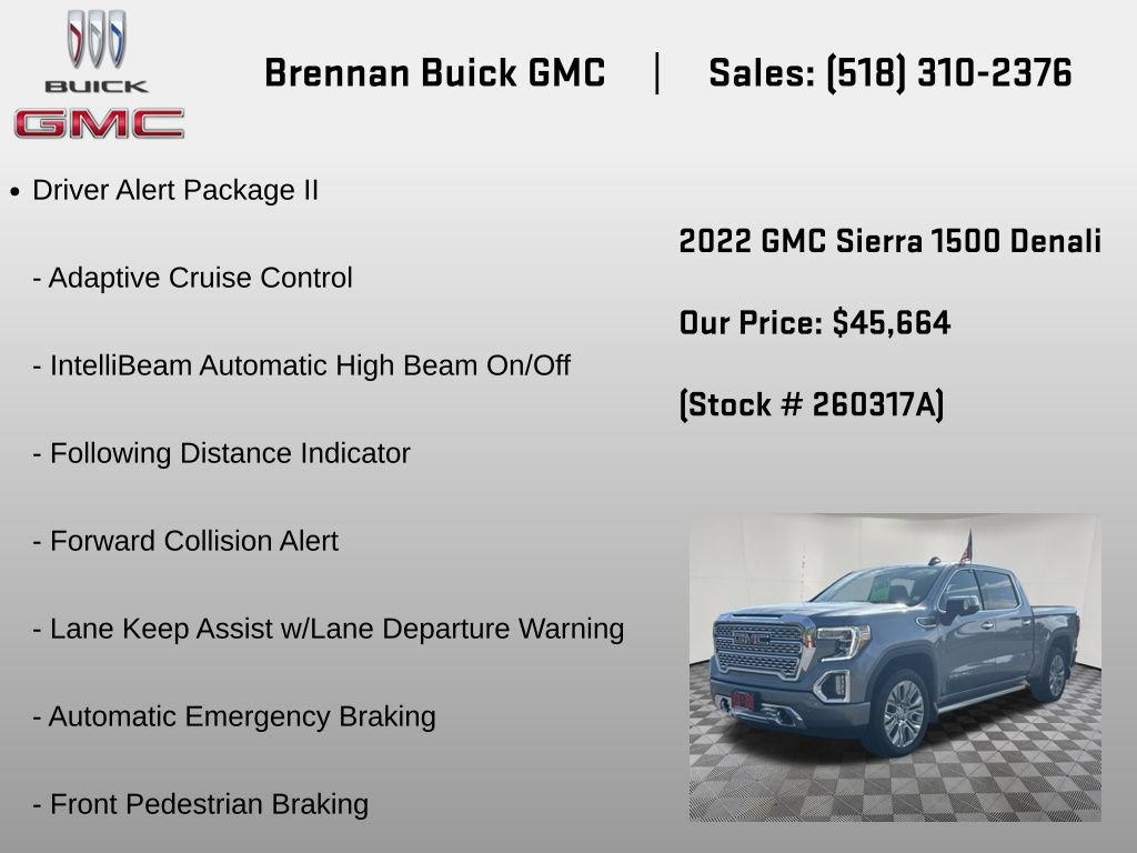Certified 2022 GMC Sierra 1500 Denali w/ Denali Premium Package AWD/4WD image 6