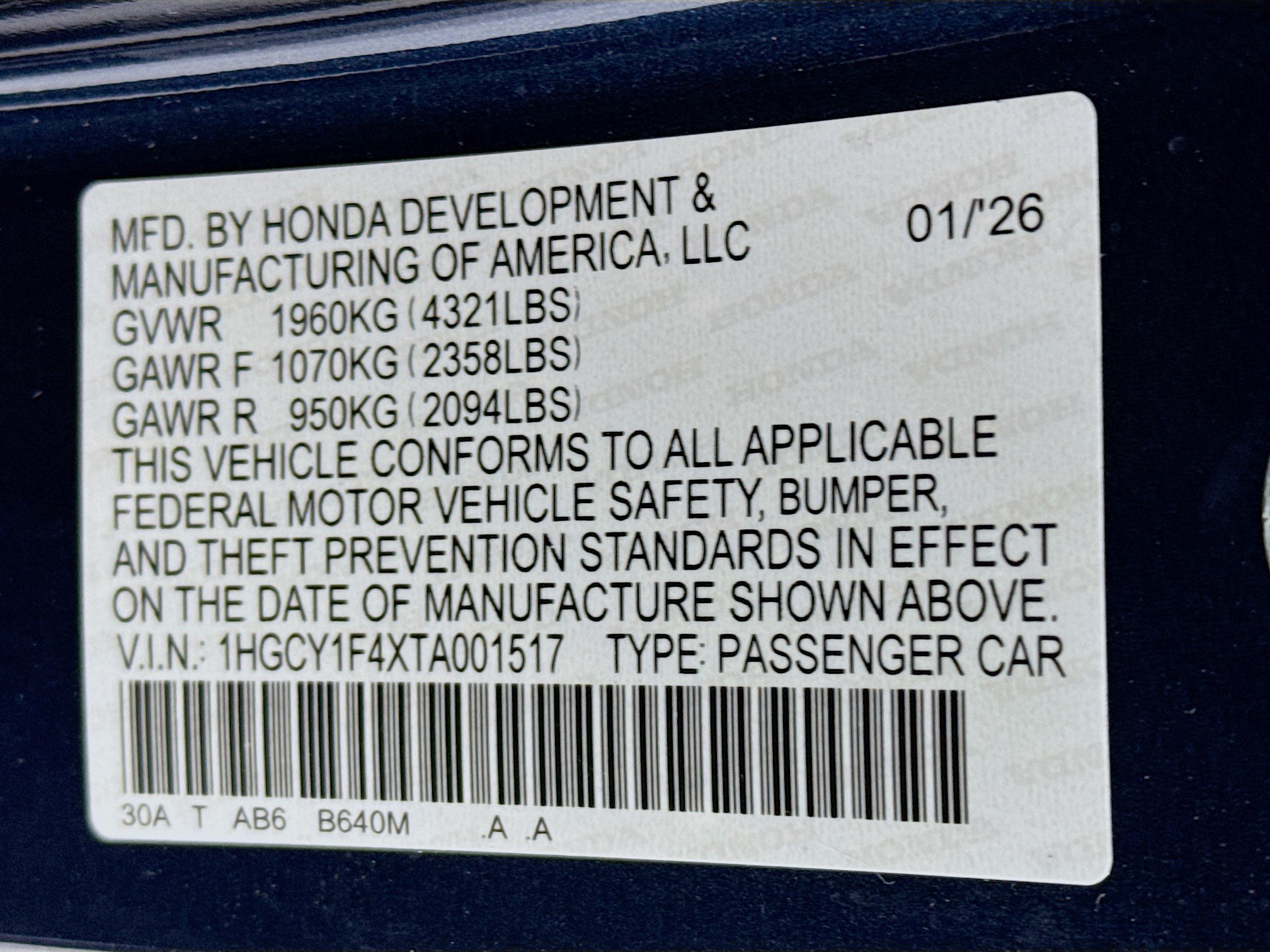 New 2026 Honda Accord SE image 31