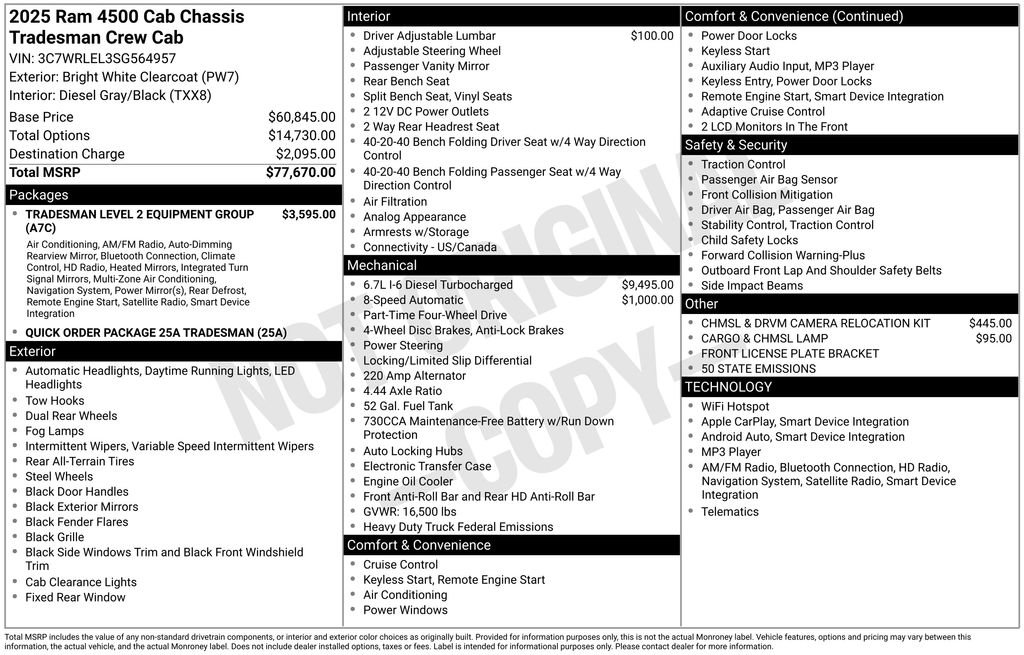 Used 2025 RAM 4500 Tradesman image 17