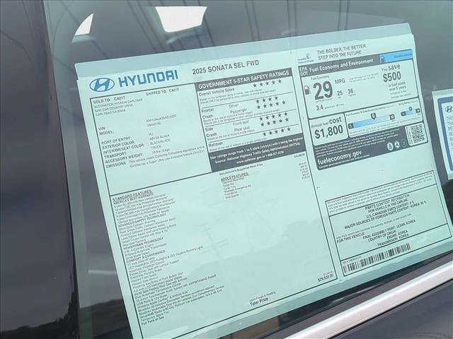 New 2025 Hyundai Sonata SEL image 17