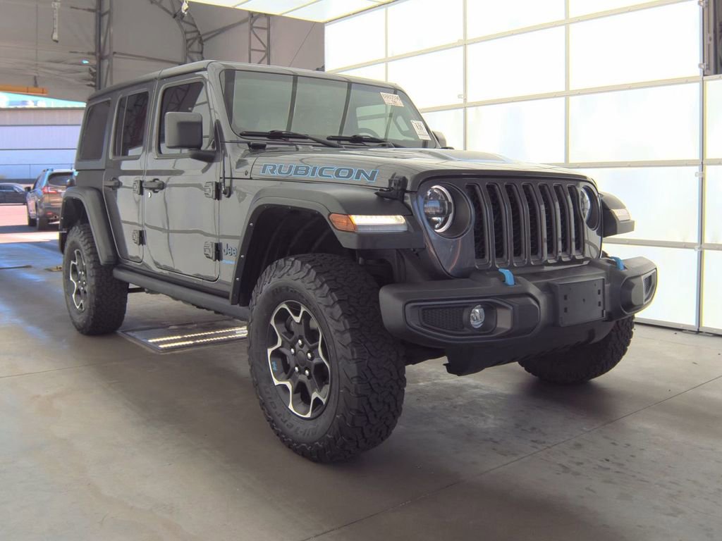 Used 2023 Jeep Wrangler Unlimited Rubicon 4xe w/ Cold Weather Group image 3