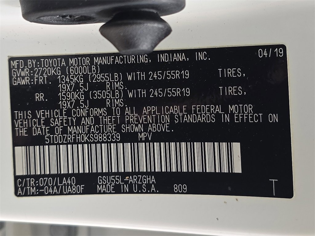 Used 2019 Toyota Highlander Limited image 39