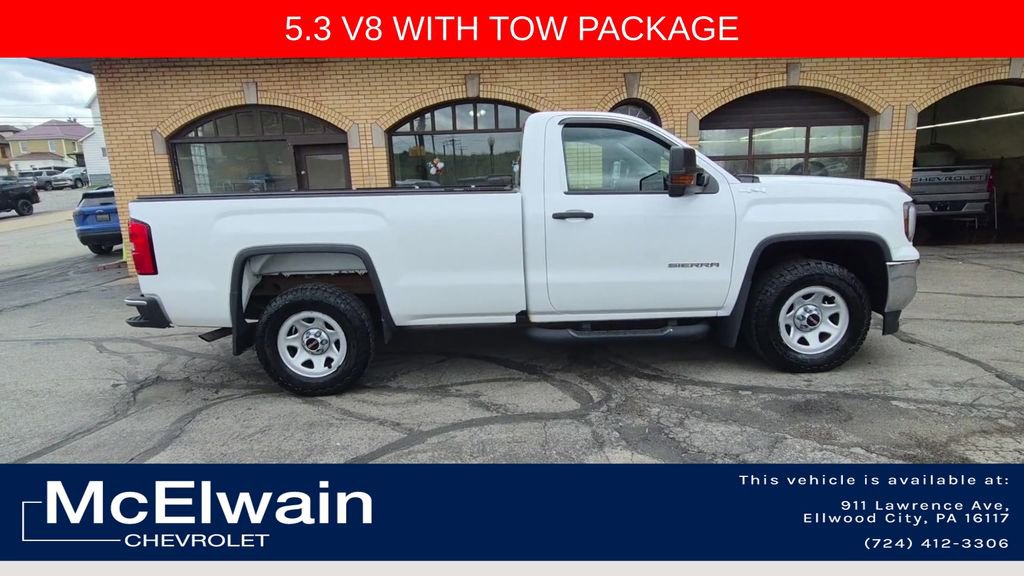 Used 2017 GMC Sierra 1500 4x4 Regular Cab w/ Sierra Convenience Package image 2