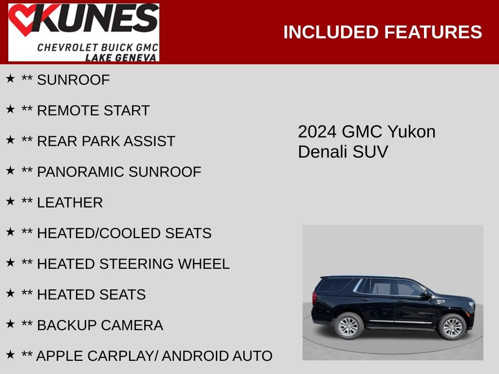 Used 2024 GMC Yukon Denali AWD/4WD image 2