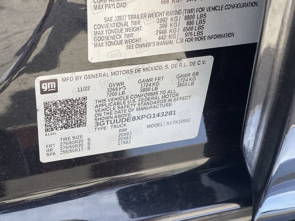 Certified 2023 GMC Sierra 1500 SLT w/ SLT Premium Plus Package AWD/4WD image 34