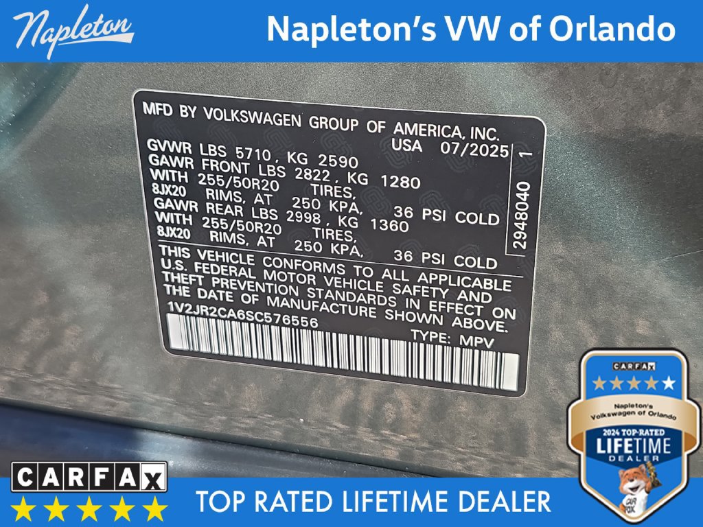 Used 2025 Volkswagen Atlas SE FWD image 34