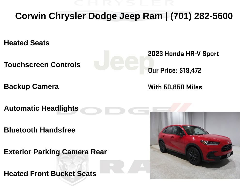 Used 2023 Honda HR-V Sport image 6