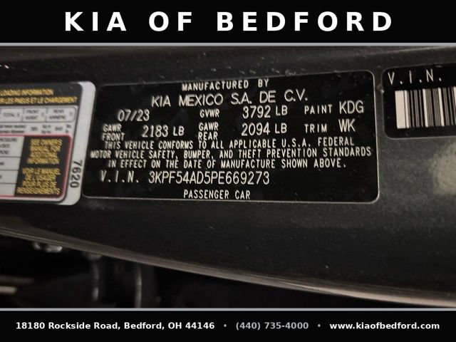 Certified 2023 Kia Forte GT-Line w/ GT-Line Premium Package FWD image 14