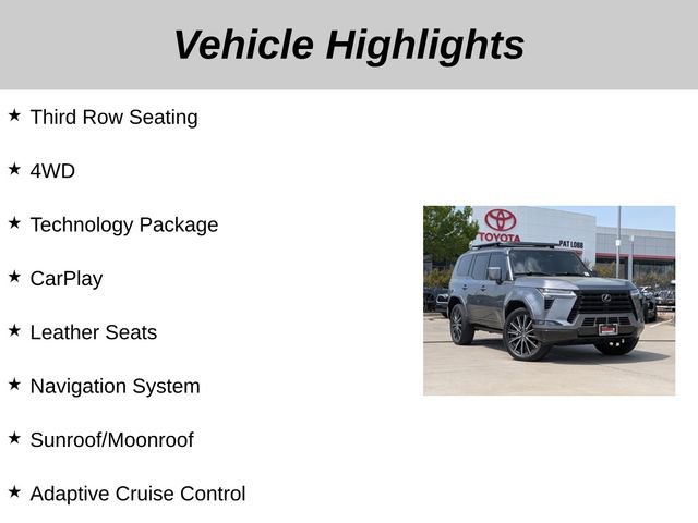 Used 2024 Lexus GX 550 w/ Accessory Package (2T) image 5