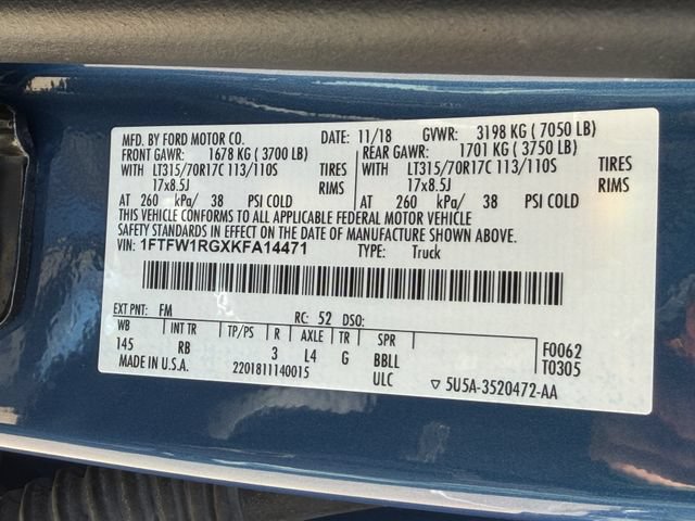 Used 2019 Ford F150 Raptor w/ Equipment Group 802A Luxury AWD/4WD image 29