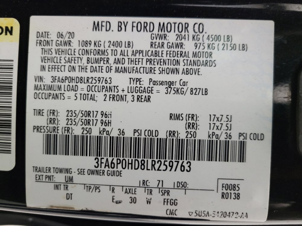 Used 2020 Ford Fusion SE image 33