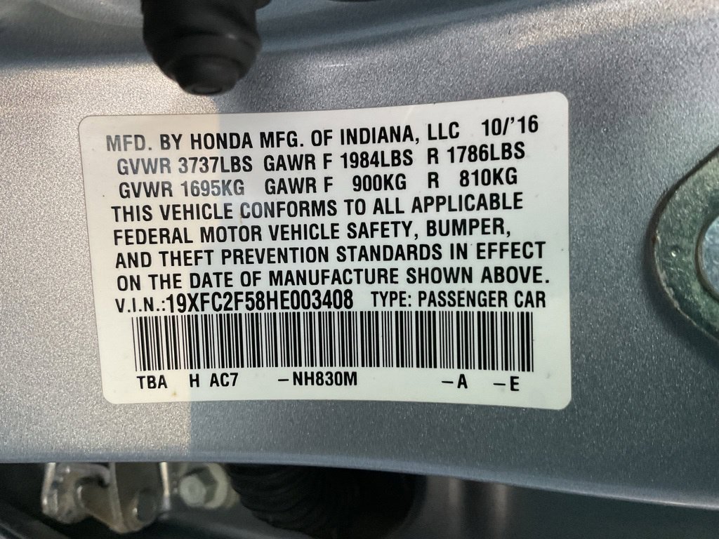 Used 2017 Honda Civic LX image 39