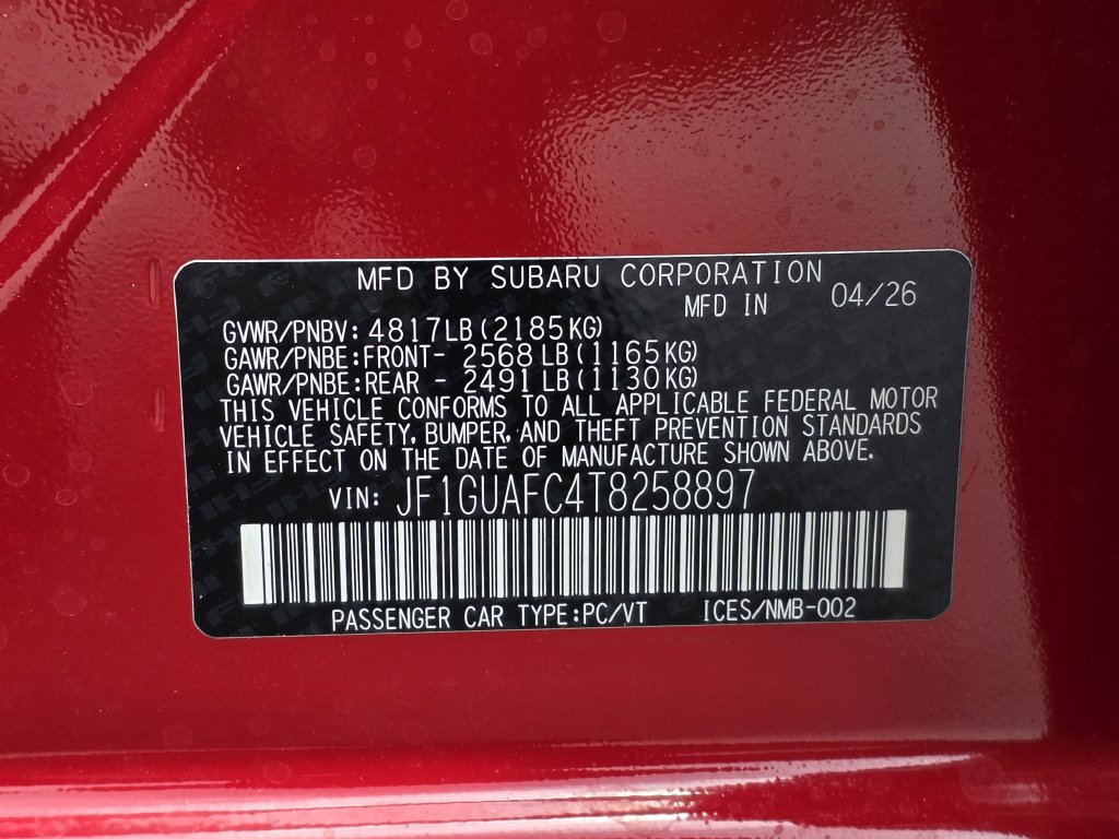 New 2026 Subaru Impreza 2.0i Sport AWD/4WD image 31
