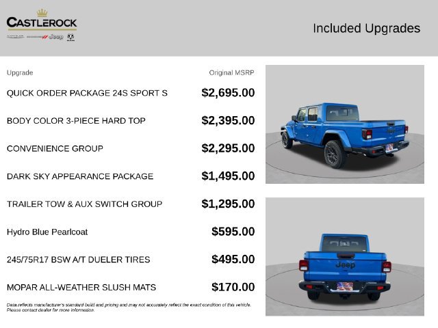 New 2026 Jeep Gladiator Sport AWD/4WD image 4