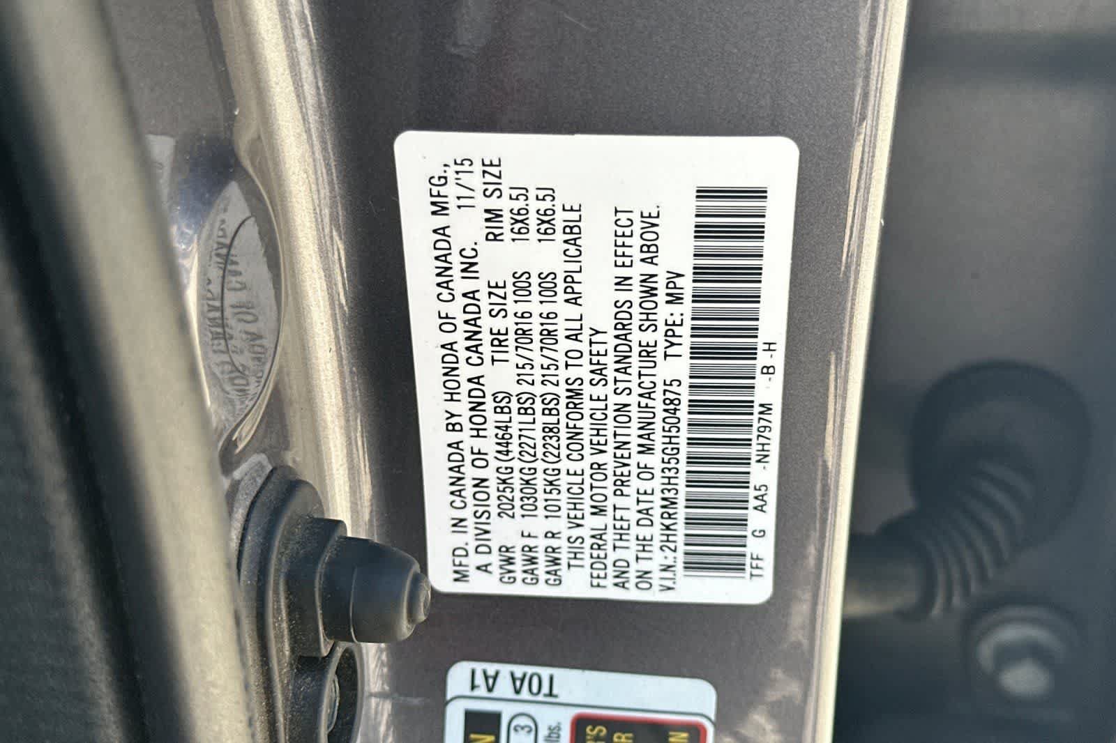 Used 2016 Honda CR-V LX image 28