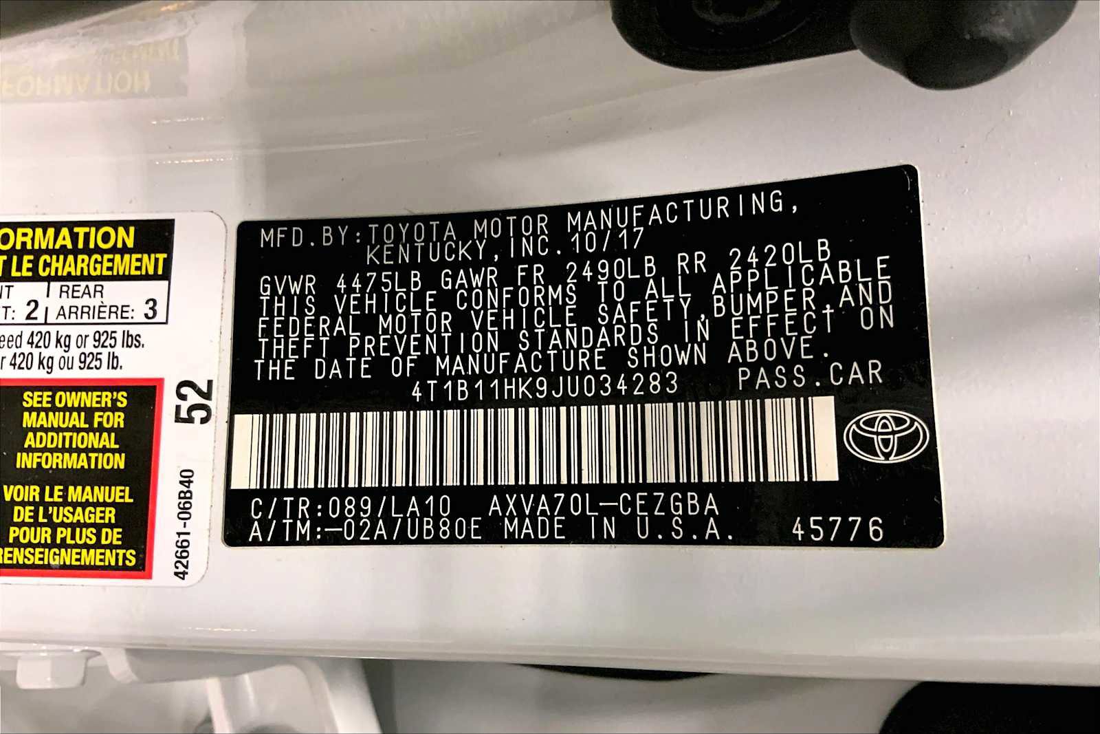 Used 2018 Toyota Camry XLE image 32