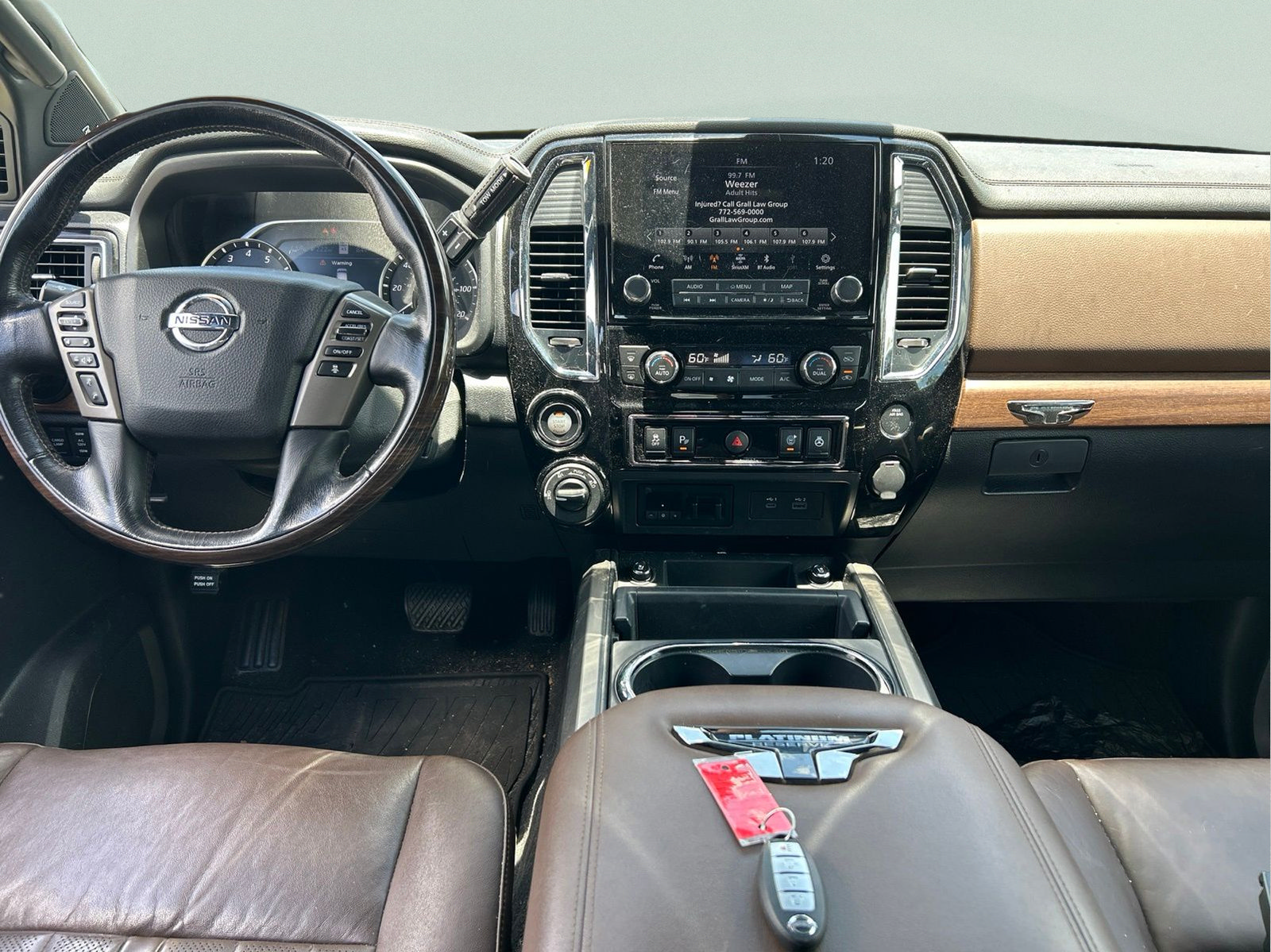 Used 2021 Nissan Titan Platinum Reserve w/ Moonroof Package AWD/4WD image 13