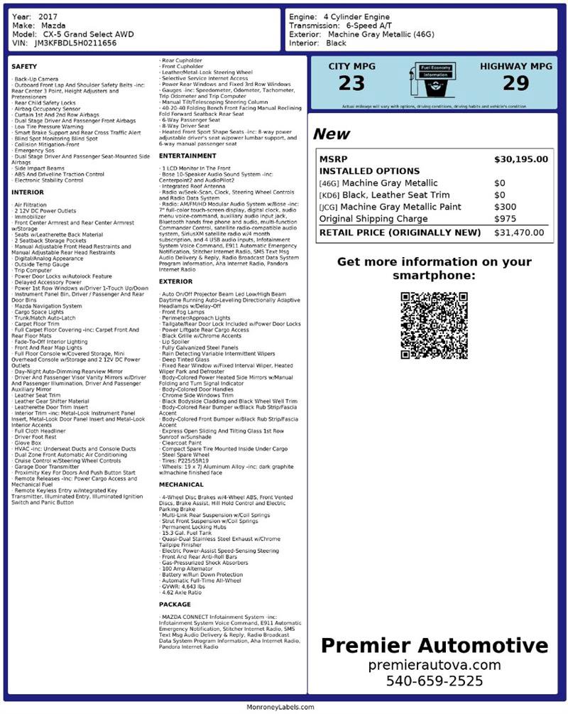 Used 2017 MAZDA CX-5 Grand Select image 2