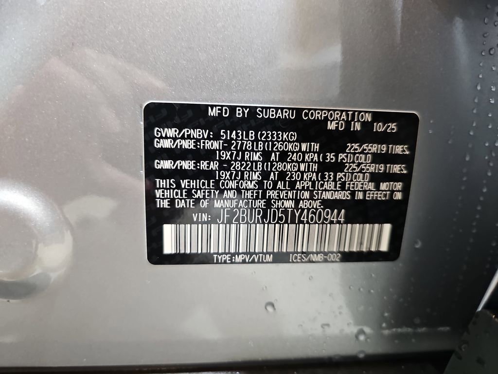 New 2026 Subaru Outback Touring XT AWD/4WD image 36
