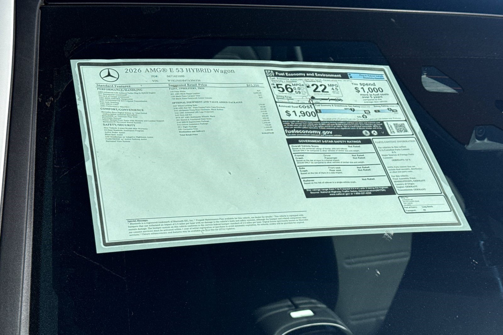 New 2026 Mercedes-Benz E 53 AMG e 4MATIC Wagon image 30