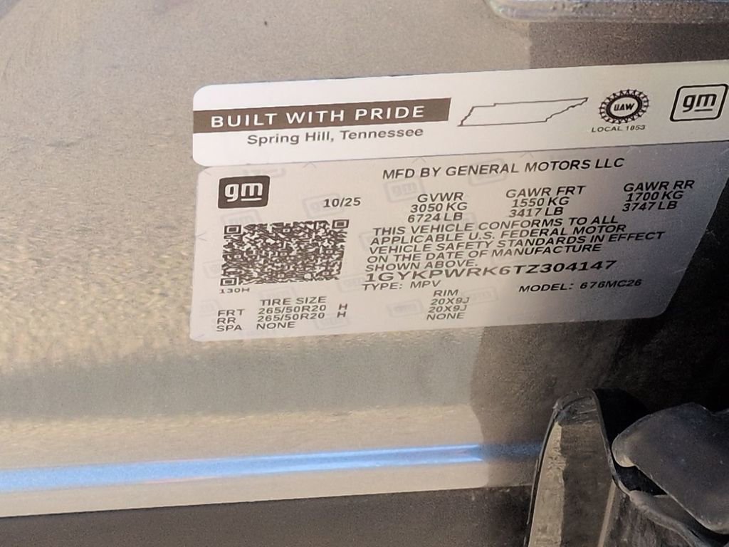 Certified 2026 Cadillac Lyriq Premium Sport w/ LPO, Floor Liner Package image 37