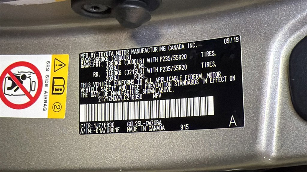 Certified 2020 Lexus RX 350 F Sport image 34