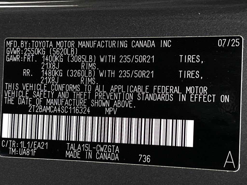 Certified 2025 Lexus RX 350 Premium w/ Kick Sensor & Tow Package AWD/4WD image 23