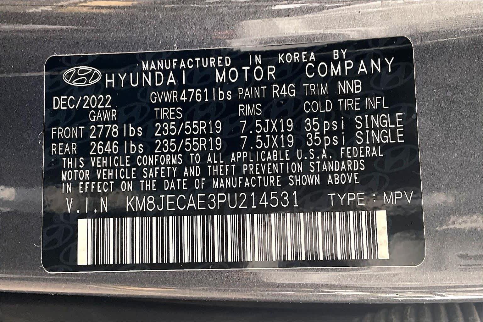 Certified 2023 Hyundai Tucson Limited AWD/4WD image 34