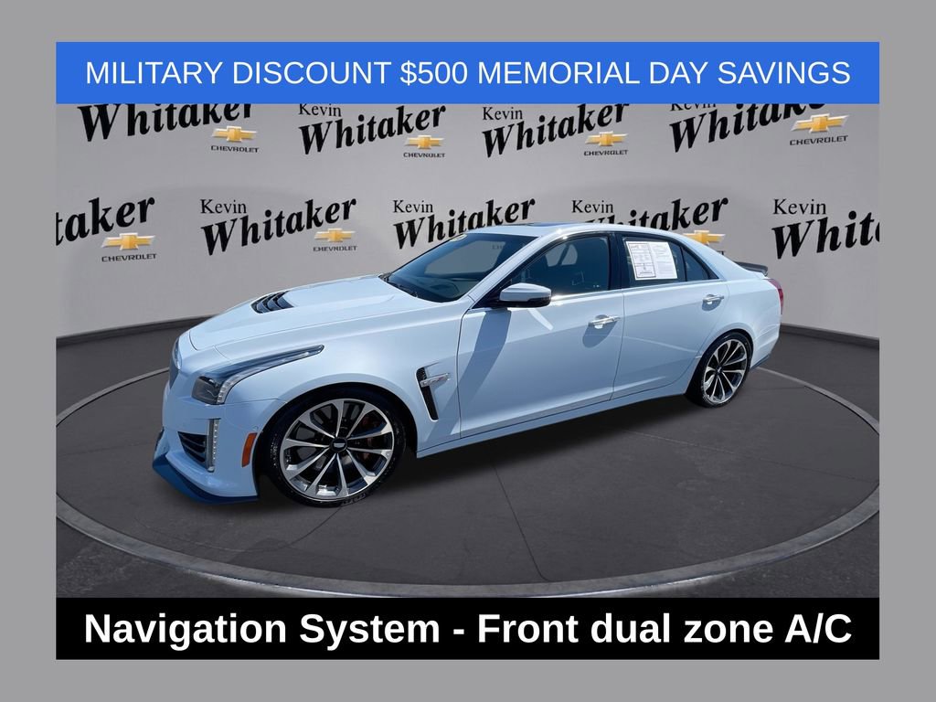 Used 2018 Cadillac CTS V w/ Carbon Fiber Package RWD image 1