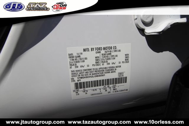 Used 2020 Ford Explorer XLT w/ Equipment Group 202A AWD/4WD image 21