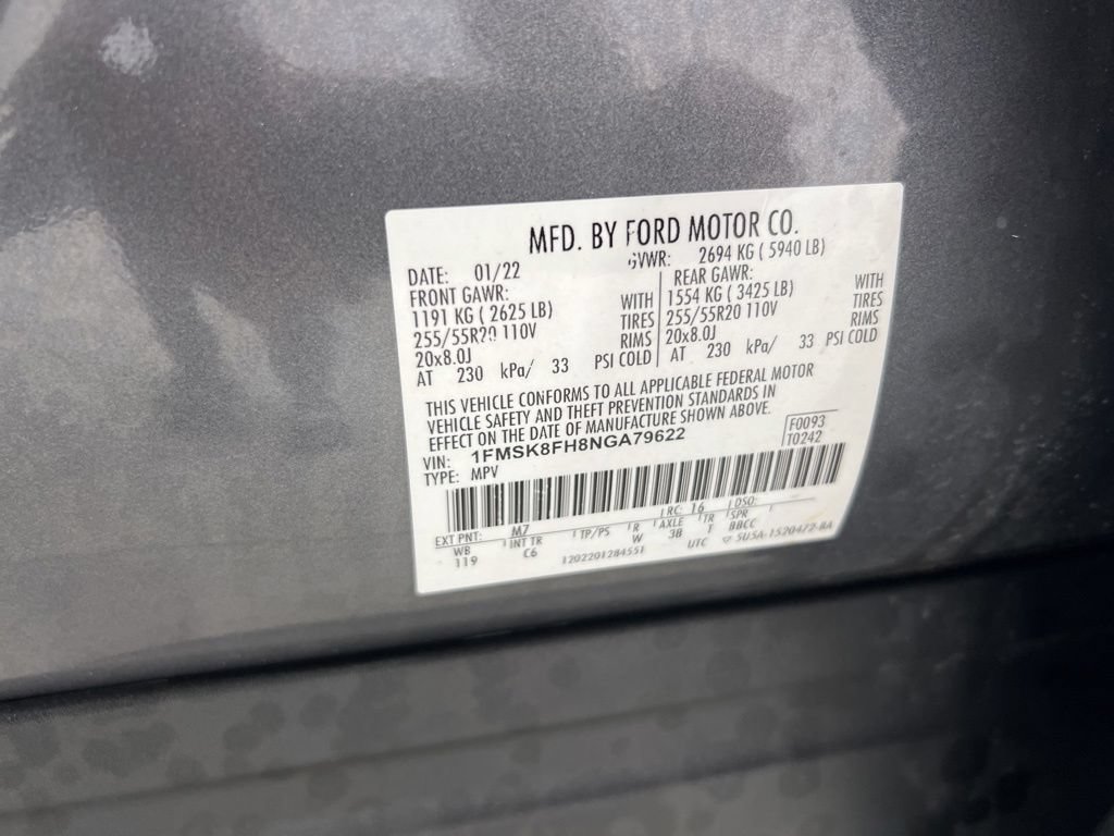Used 2022 Ford Explorer Limited AWD/4WD image 29