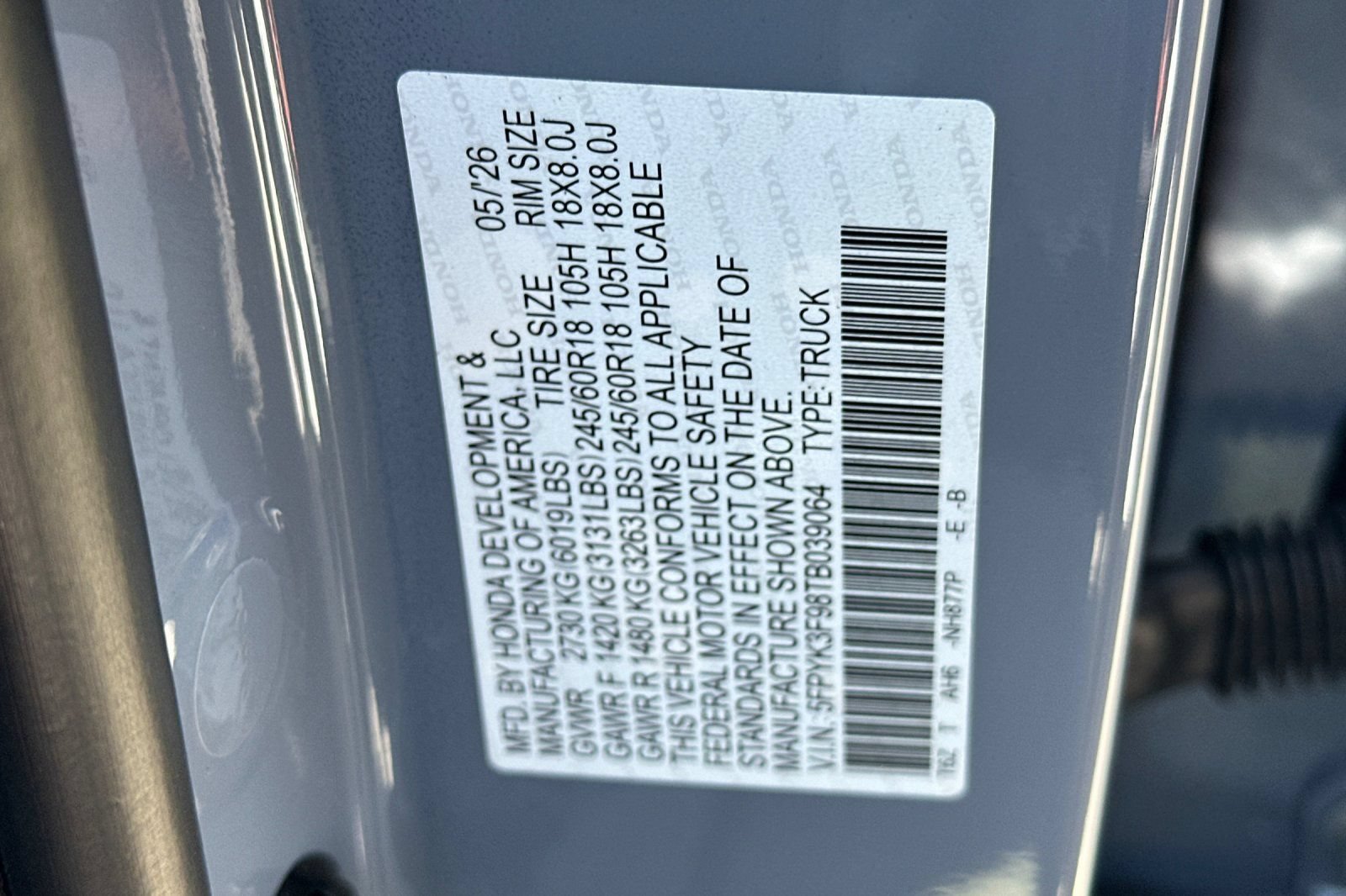 New 2026 Honda Ridgeline Black Edition image 32